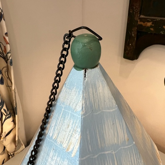 Kathy Hatch Wood Butterfly House Dessert & Tea Garden Hand Painted 1996 Vintage - Picture 7 of 11